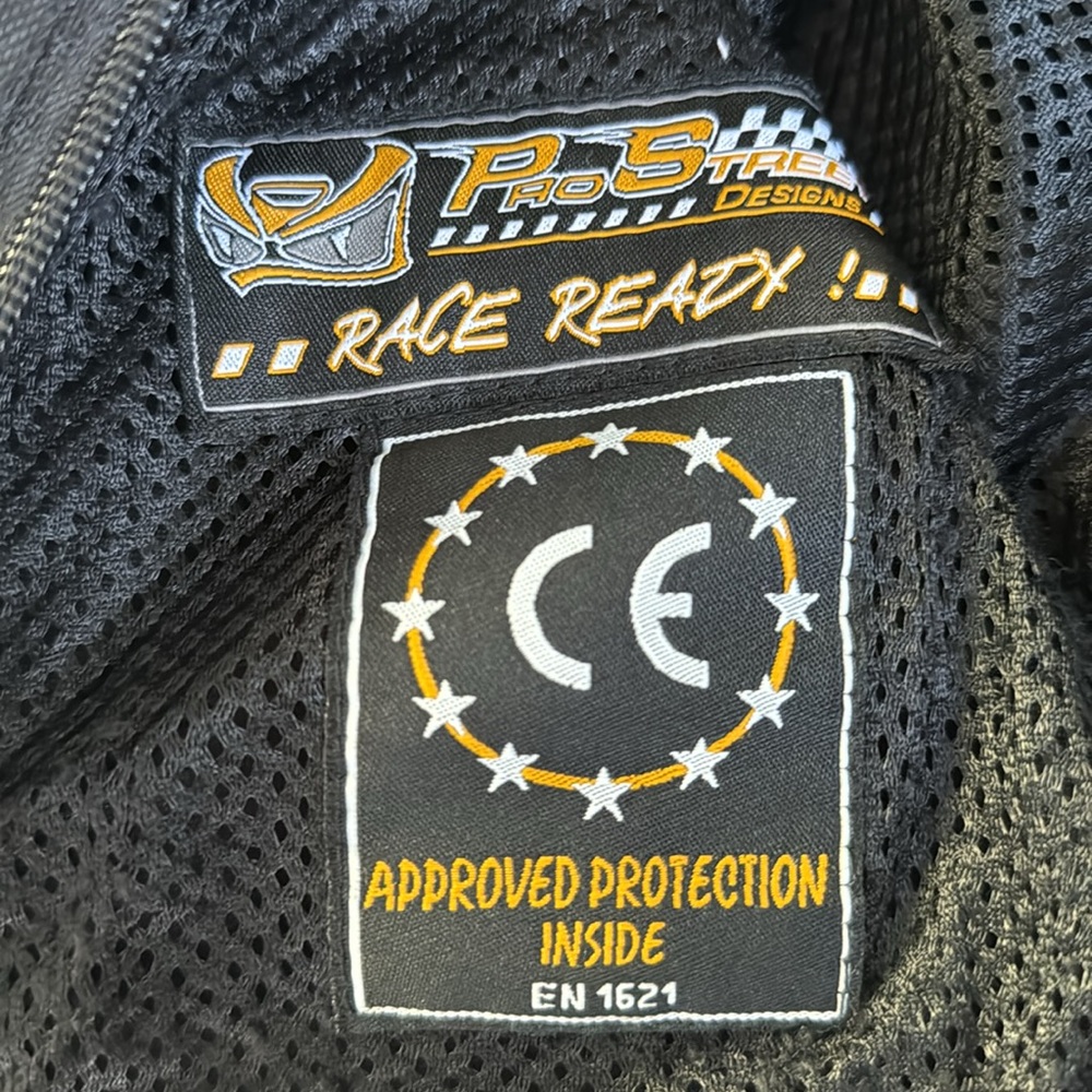 Speedtec 6th Gear Black Armour Motorcycle Jacket Size Large (46) - Picture 14 of 15